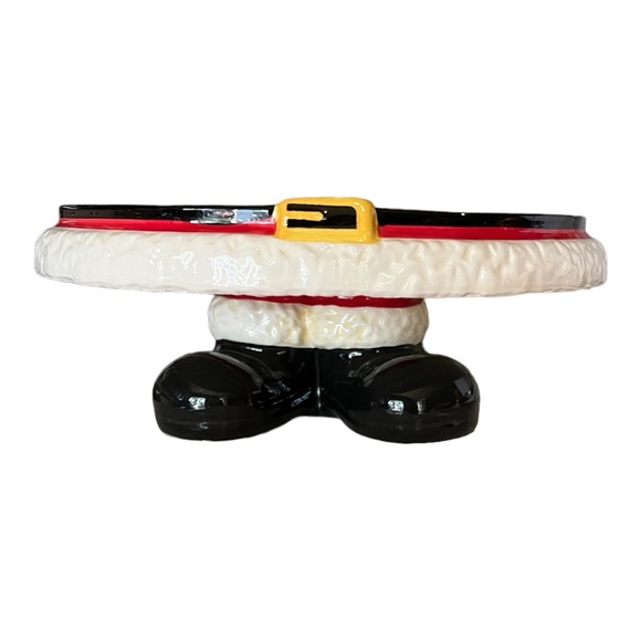 Earthenware Other - Earthenware Santa Dessert Stand